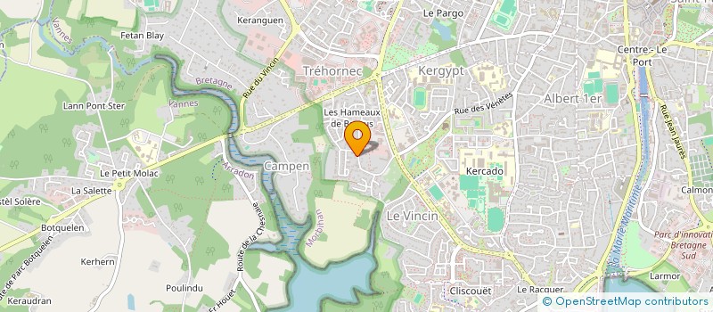 localisation de l'entreprise CONNEMARA à VANNES