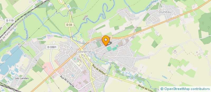 localisation de l'entreprise CONNERRE COIFF  CONNERRE