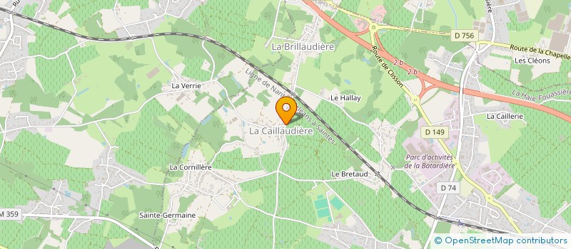 localisation de l'entreprise CONNES GUITTET  CHATEAU-THEBAUD