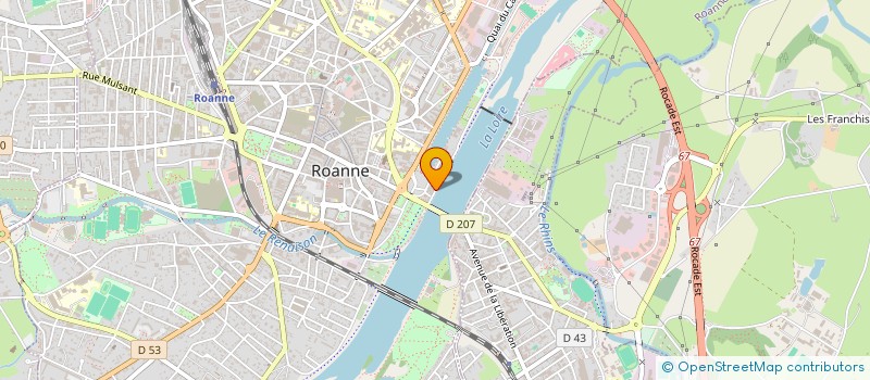 localisation de l'entreprise CONNETABLE 44  ROANNE