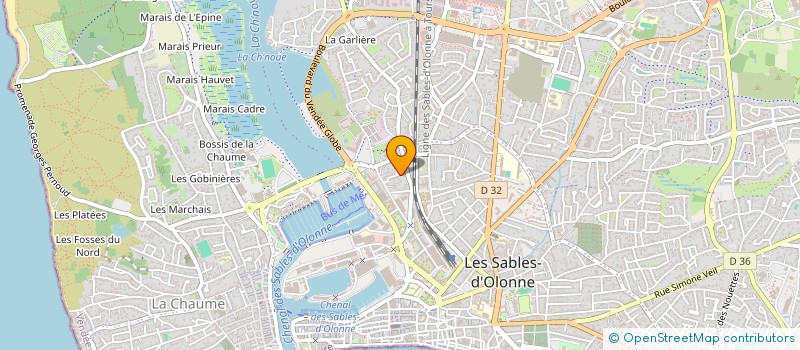 localisation de l'entreprise CONNETABLE à LES SABLES D'OLONNE