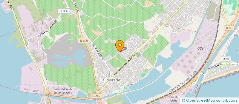 localisation de l'entreprise CONNEX ENERGY SERVICES à FRONTIGNAN