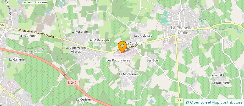 localisation de l'entreprise CONNEX LOGISTICS FRANCE à LA CHAPELLE-HEULIN