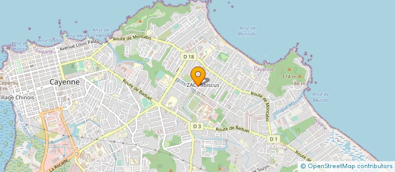 localisation de l'entreprise CONNEX MONETIQUE à CAYENNE