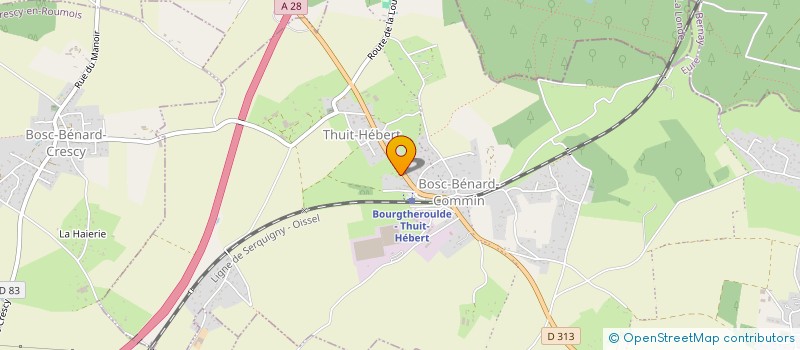 localisation de l'entreprise CONNEXA  GRAND BOURGTHEROULDE