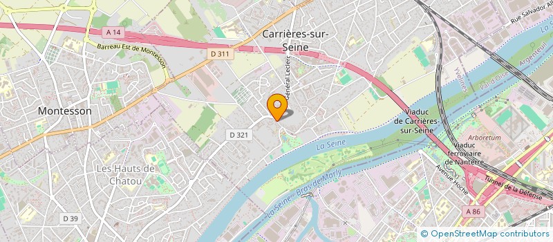 localisation de l'entreprise CONNEXFIN ADVISORY à CARRIERES-SUR-SEINE