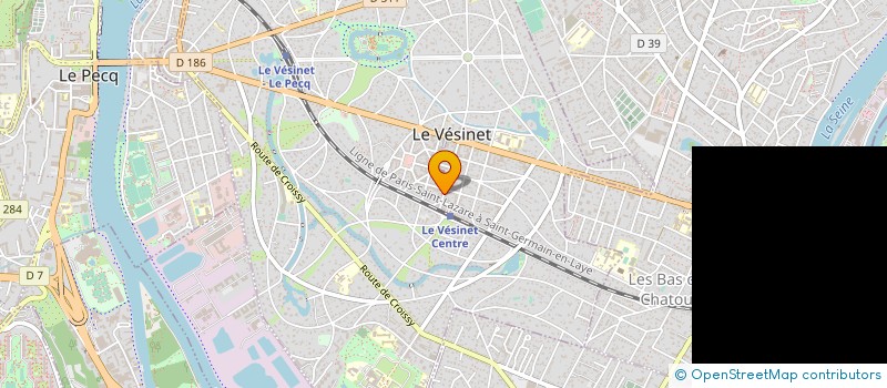 localisation de l'entreprise CONNEXION-AFFAIRES à LE VESINET