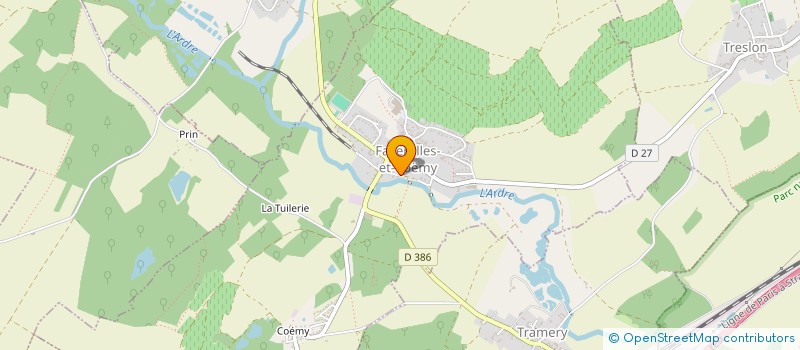 localisation de l'entreprise CONNEXION CANINE  FAVEROLLES-ET-COEMY