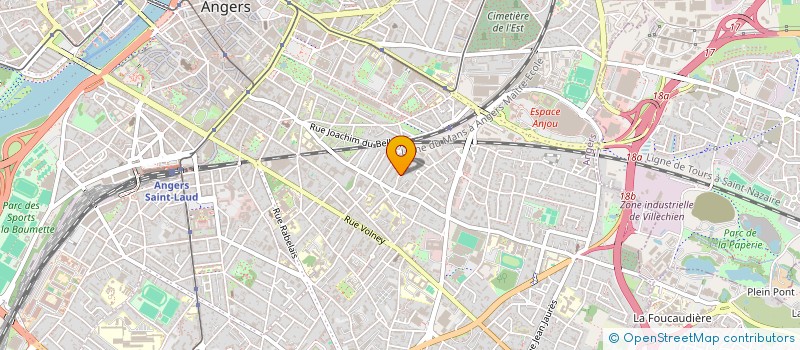 localisation de l'entreprise CONNEXION FRANCE JAPON à ANGERS