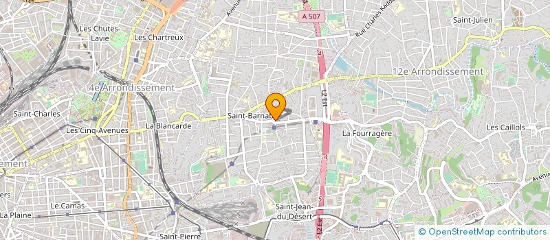 localisation de l'entreprise CONNEXION JEUNES 2000 à MARSEILLE