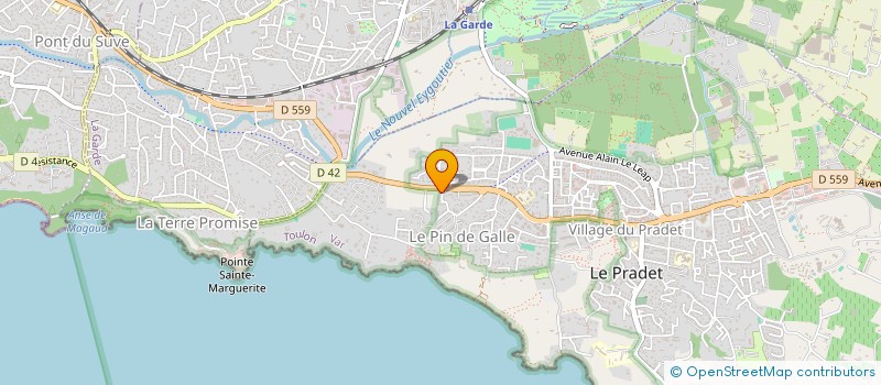 localisation de l'entreprise CONNEXION KARAOKE  LE PRADET