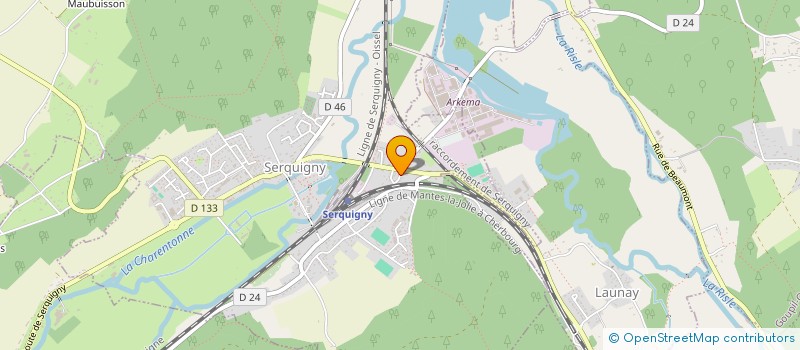 localisation de l'entreprise CONNEXION LIBRE  SERQUIGNY