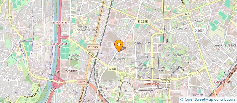 localisation de l'entreprise CONNEXION SUD à GRENOBLE