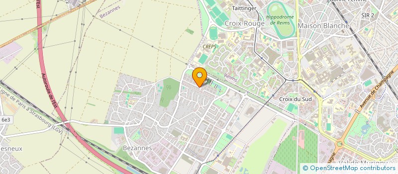 localisation de l'entreprise CONNEXION TRAVAUX  BEZANNES