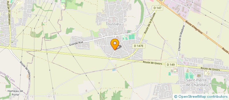 localisation de l'entreprise CONNEXIONS  TOUSSIEU