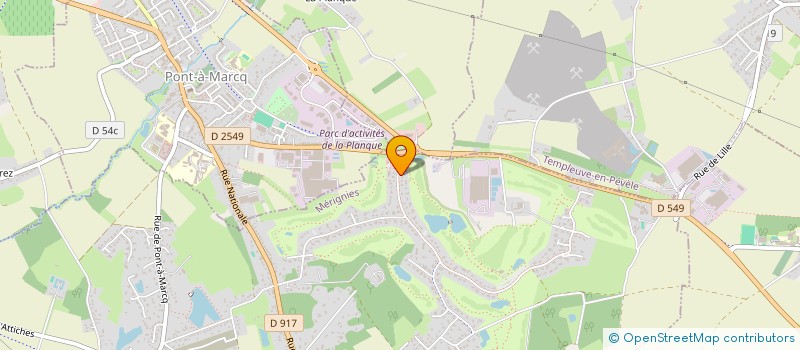 localisation de l'entreprise CONNEXIONS  MERIGNIES