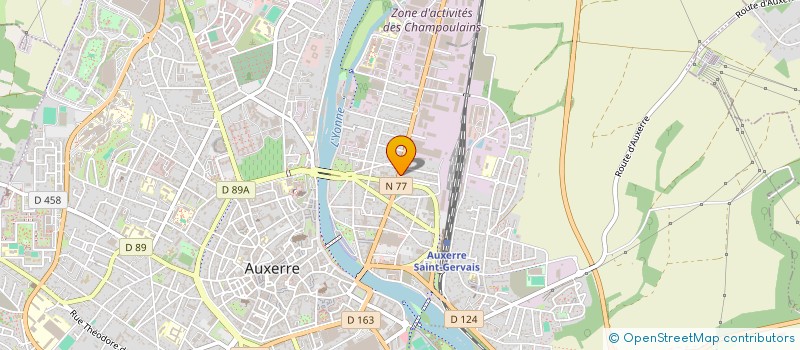 localisation de l'entreprise CONNEXIONSS à AUXERRE