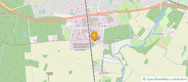 localisation de l'entreprise CONNEXIS-POZEO SERVICES à PRESLES-EN-BRIE