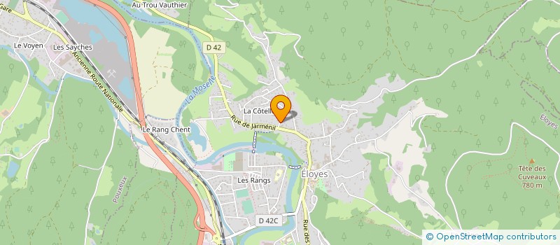 localisation de l'entreprise CONNEXLAN  ELOYES