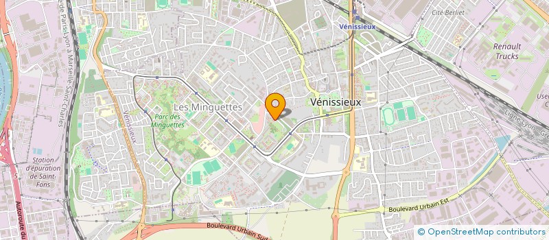 localisation de l'entreprise CONNEXTION PLUS  VENISSIEUX