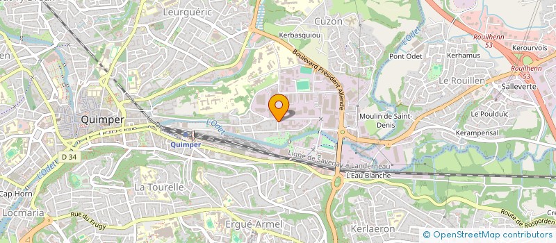 localisation de l'entreprise CONNEXTOO  QUIMPER