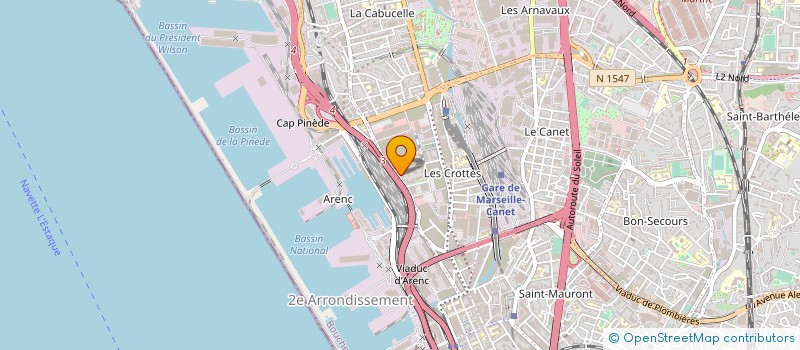 localisation de l'entreprise CONNEXY à MARSEILLE