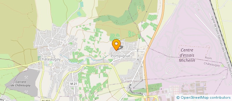 localisation de l'entreprise CONNIER DU BIEF  CHATEAUGAY