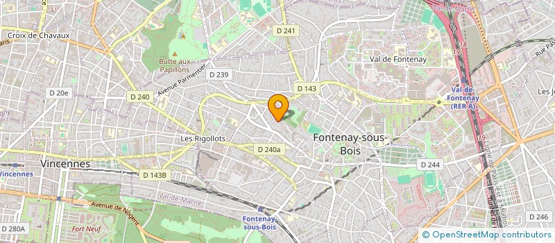 localisation de l'entreprise CONNORS SAS à FONTENAY-SOUS-BOIS