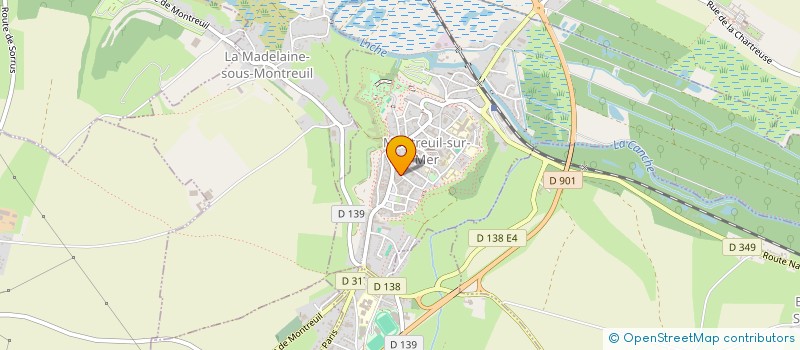 localisation de l'entreprise CONO PIZZAIOLO à MONTREUIL-SUR-MER