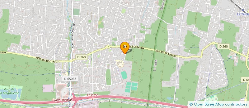 localisation de l'entreprise CONODIA  GUJAN-MESTRAS