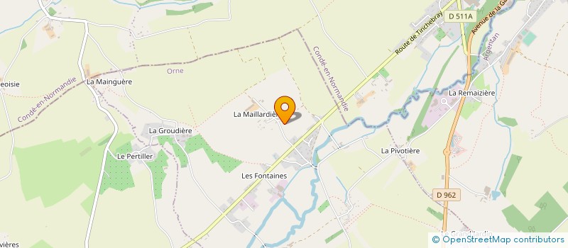 localisation de l'entreprise CONORGA à CERISY-BELLE-ETOILE
