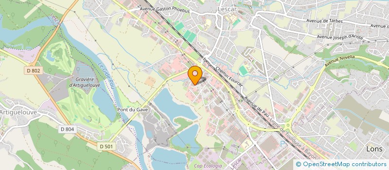 localisation de l'entreprise CONPUSIFO  LESCAR