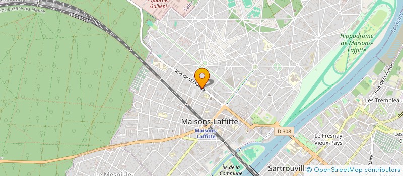 localisation de l'entreprise CONQUERIR LA SANTE ASSOC    66 à MAISONS-LAFFITTE