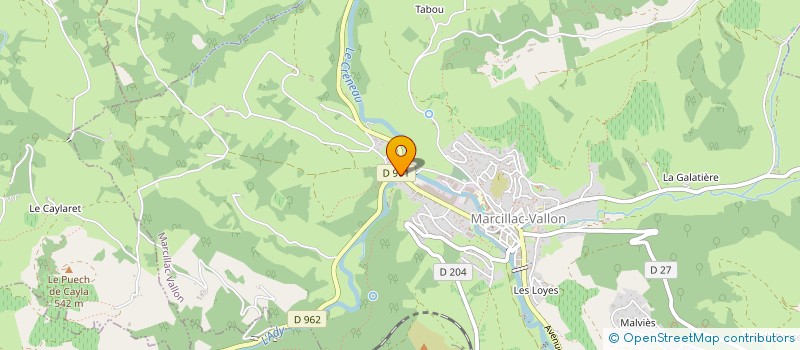 localisation de l'entreprise CONQUES-MARCILLAC SOLIDARITE à MARCILLAC-VALLON