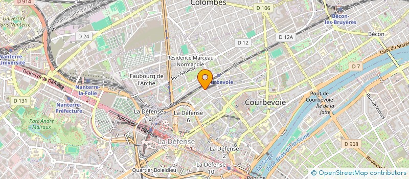 localisation de l'entreprise CONQUEST ADVISORS FRANCE  COURBEVOIE
