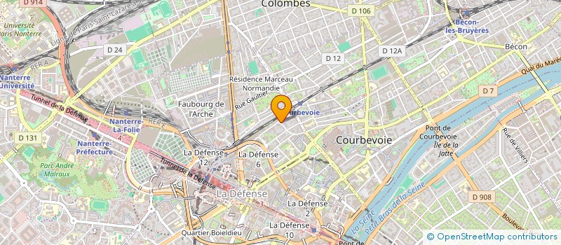 localisation de l'entreprise CONQUEST INFRASTRUCTURE S.L.P. à COURBEVOIE