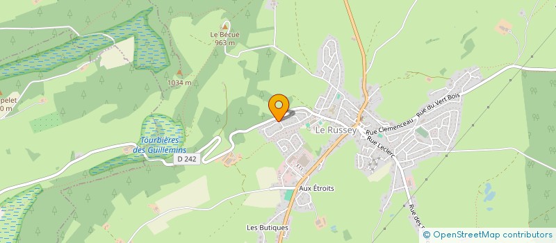 localisation de l'entreprise CONRAD IMMO  LE RUSSEY