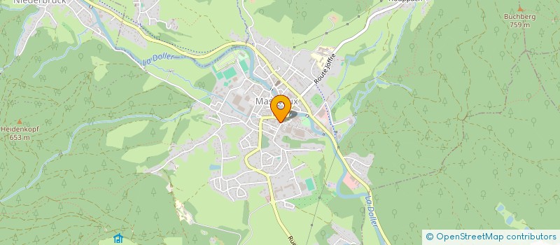 localisation de l'entreprise CONRAD VDI  MASEVAUX-NIEDERBRUCK