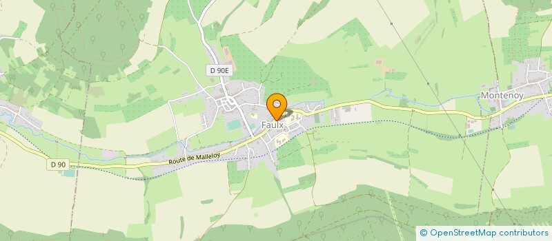 localisation de l'entreprise CONRAUX & CHAUFFAGE  LAY-SAINT-CHRISTOPHE