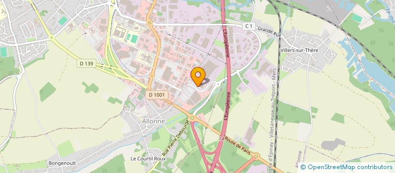 localisation de l'entreprise CONRAUX IMMOBILIER  ALLONNE