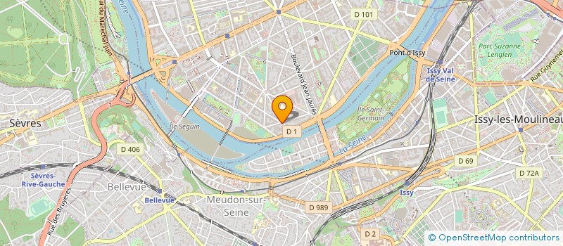 localisation de l'entreprise CONS AUTEUR PATRIM CREAT ARTISTE PROMOTI à BOULOGNE-BILLANCOURT