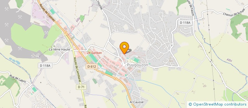 localisation de l'entreprise CONS DEP ORDRE CHIRURG DENTIST  PUYGOUZON