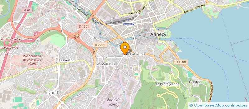 localisation de l'entreprise CONS DEP ORDRE CHIRURG DENTIST HTE-SAVOI  ANNECY