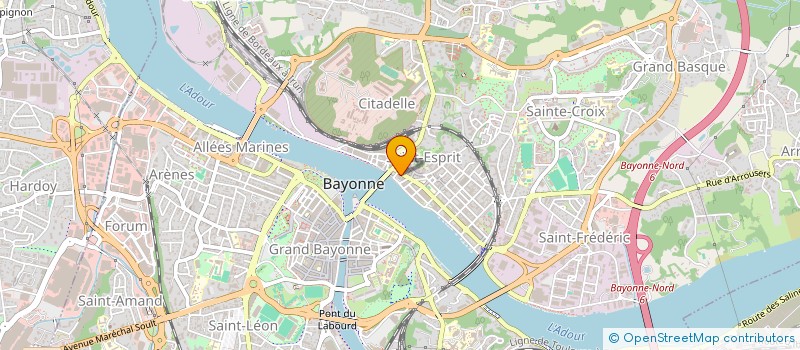 localisation de l'entreprise CONS DEP ORDRE DES CHIRURGIENS DENTISTES à BAYONNE