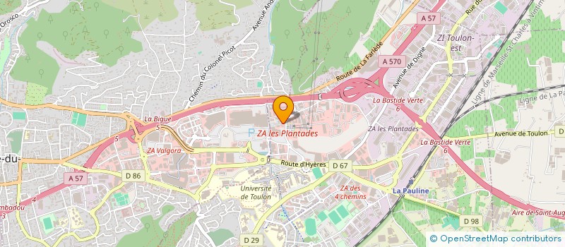 localisation de l'entreprise CONS DEPA ORDRE CHIRURG DENTIS à LA GARDE