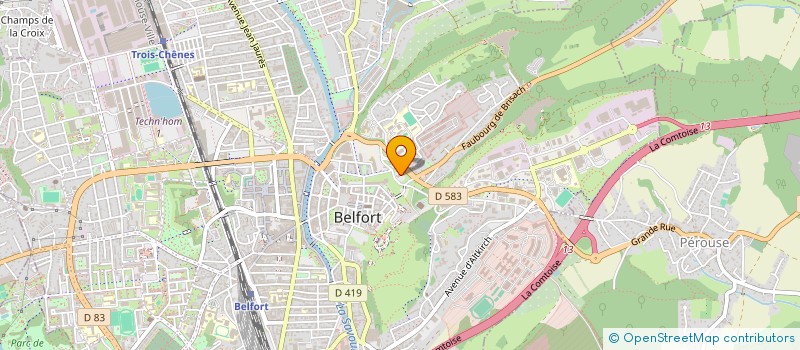 localisation de l'entreprise CONS DEPAR ASSOC FAMIL LAIQ TERR BELFORT à BELFORT
