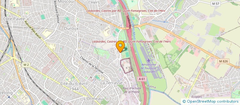 localisation de l'entreprise CONS DEPART ORDRE DES MEDECINS à TOULOUSE