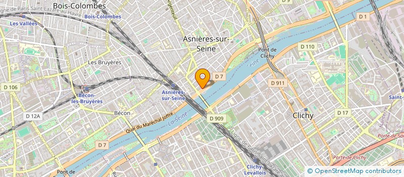 localisation de l'entreprise CONS INFORMATIONS TECH ETUDES DIAGNOSTIC à ASNIERES-SUR-SEINE