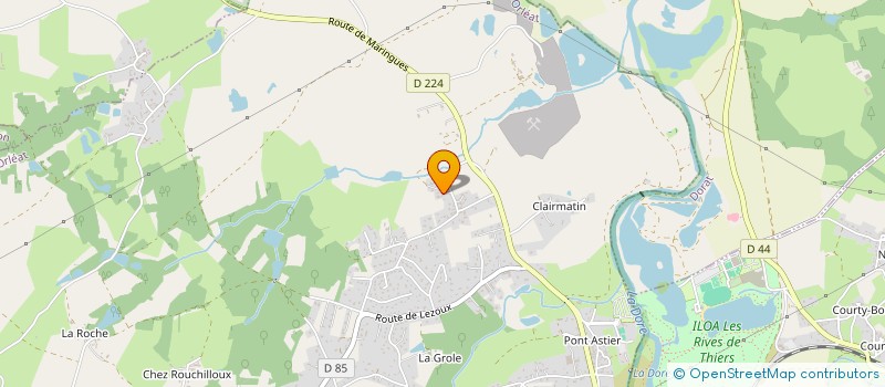 localisation de l'entreprise CONS INTERCOMMUN PARENTS ELEVE  BORT L'ETANG