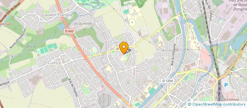 localisation de l'entreprise CONS'IT à DOUAI